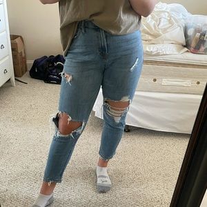 High Waisted Mom Jeans